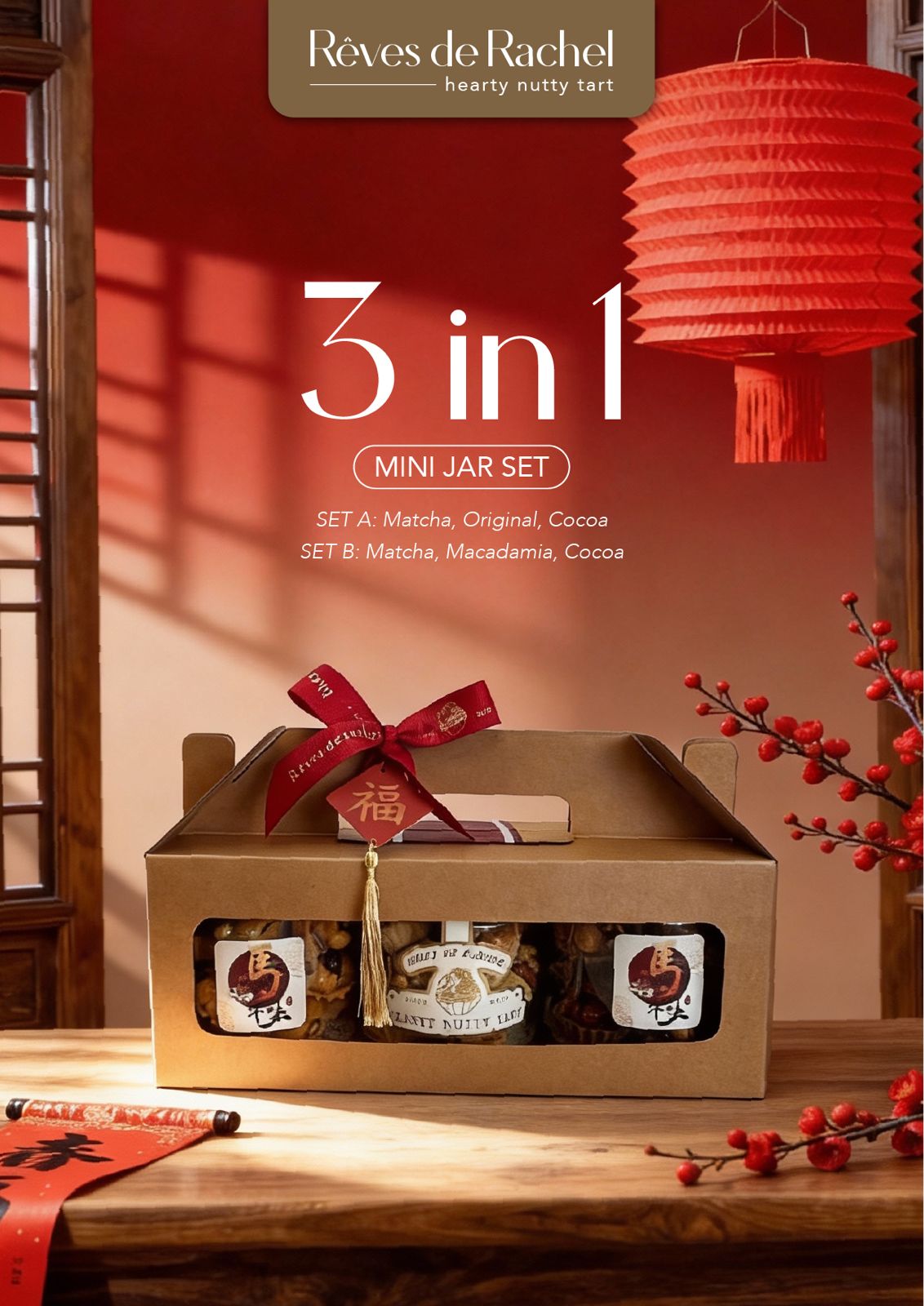 Hearty Nutty Tart Jar