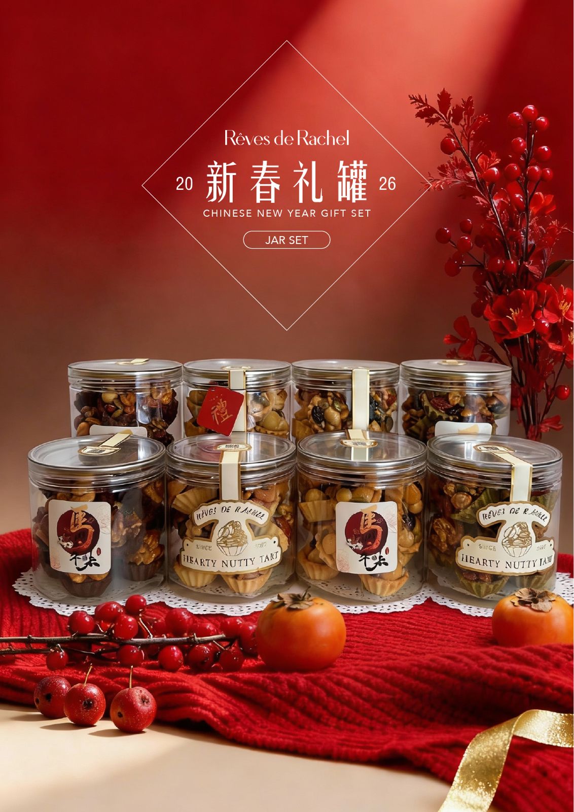 Hearty Nutty Tart Jar