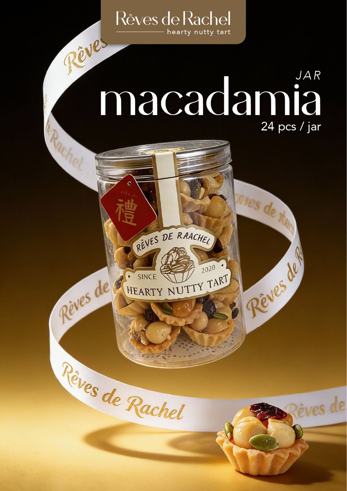 Hearty Nutty Tart Jar