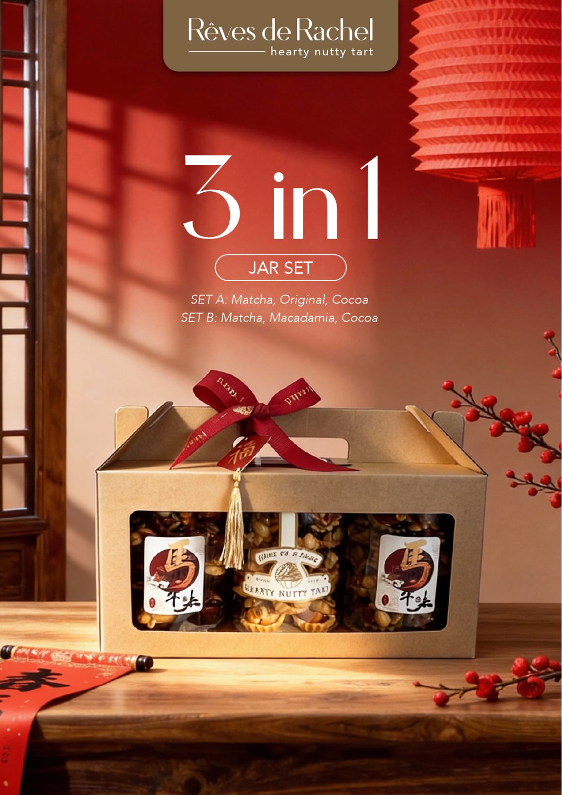 Hearty Nutty Tart Jar