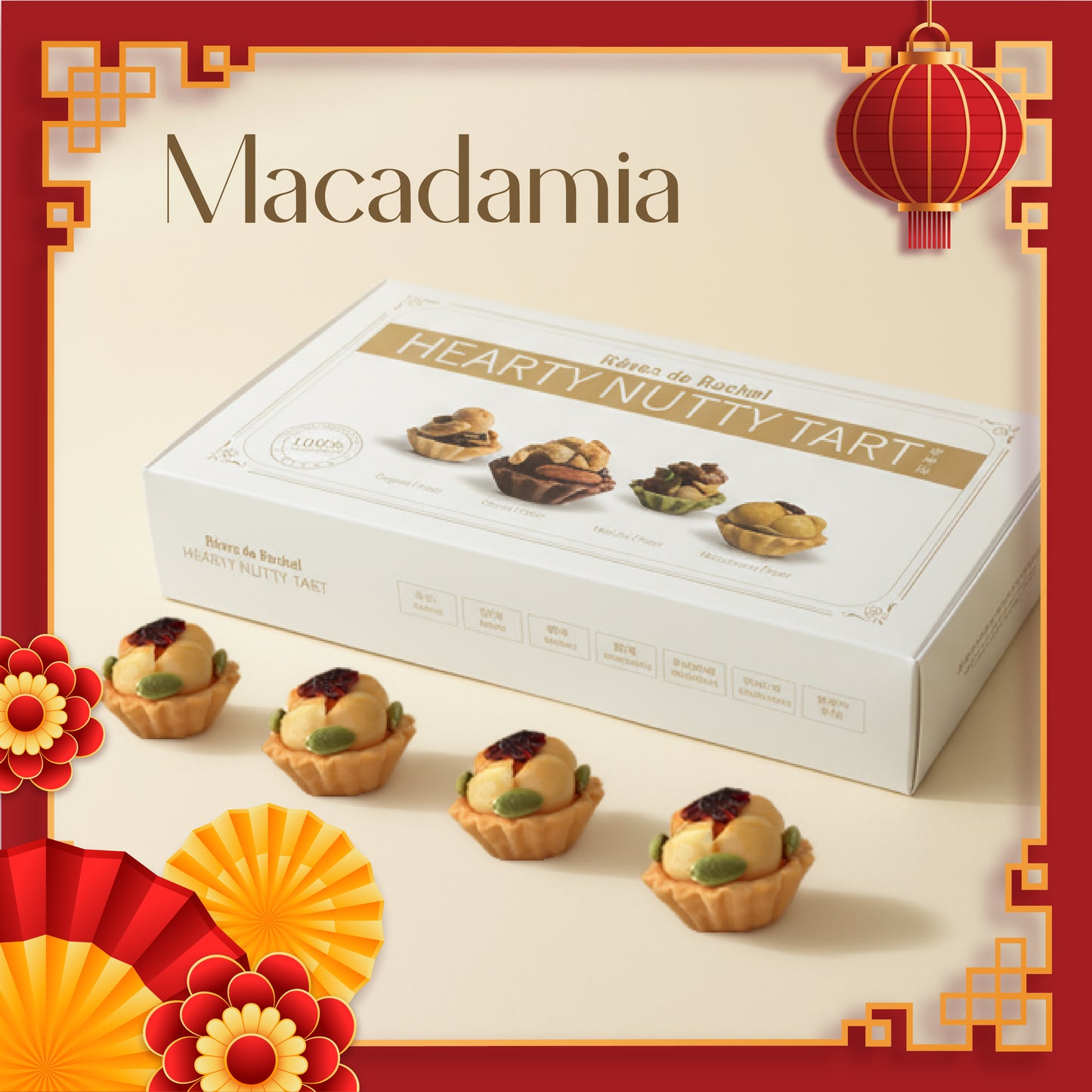 Hearty Nutty Tart Macadamia Box