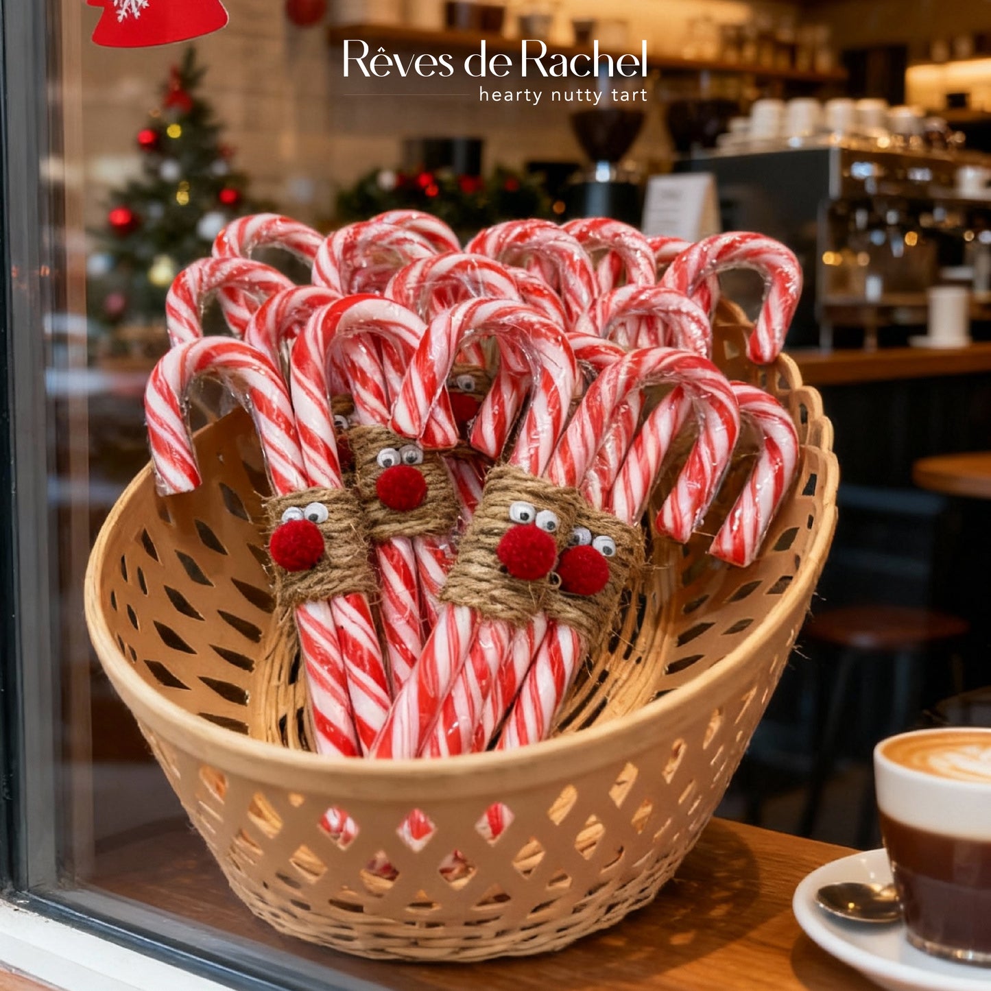 Reindeer Candy Cane Gift Stick (Buy 10 Free 1)
